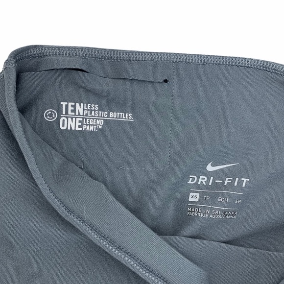 Nike Power Legend Gray High Rise Training Leggings - Picture 9 of 13